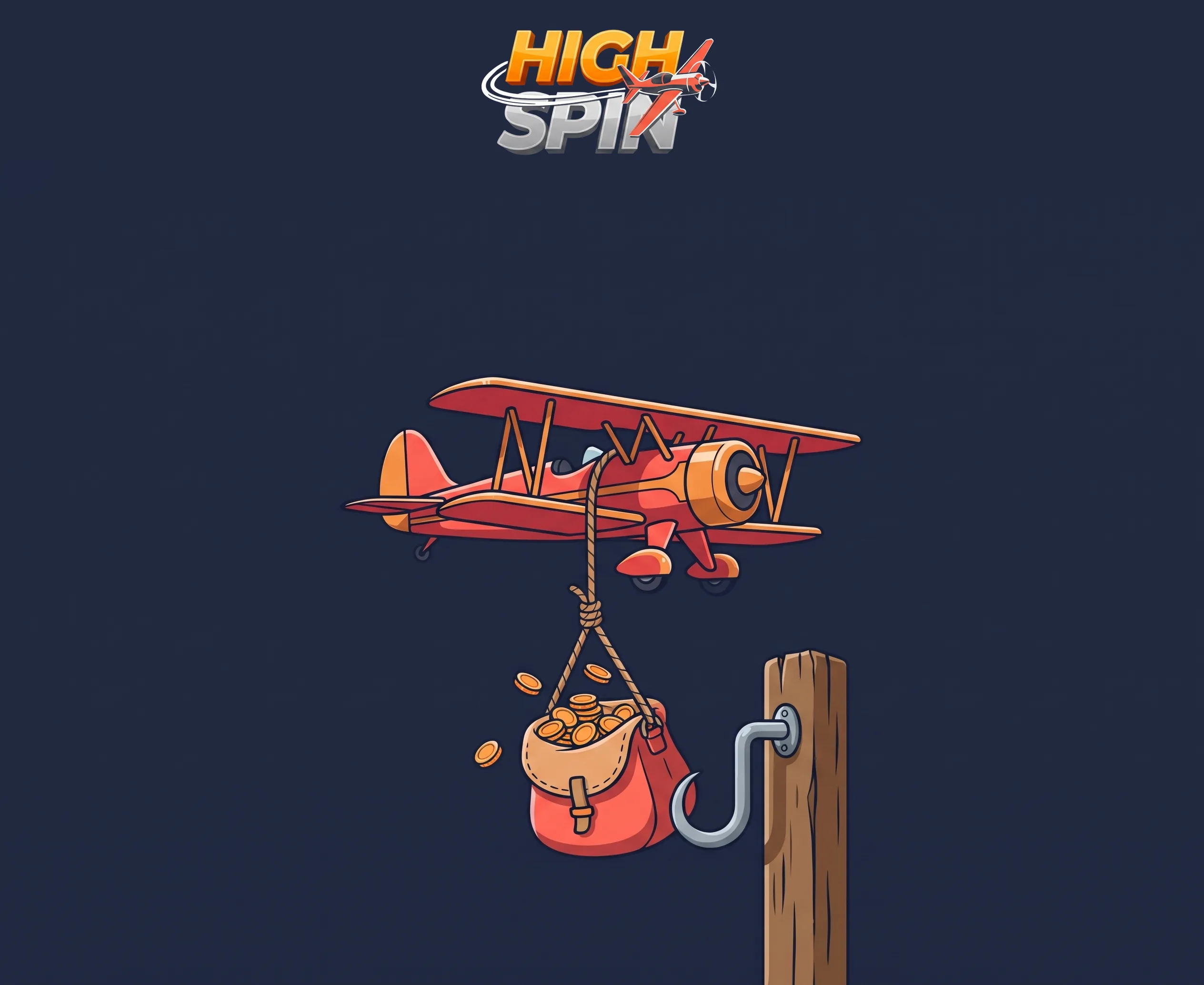 HighSpin Casino deposits and withdrawals illustration