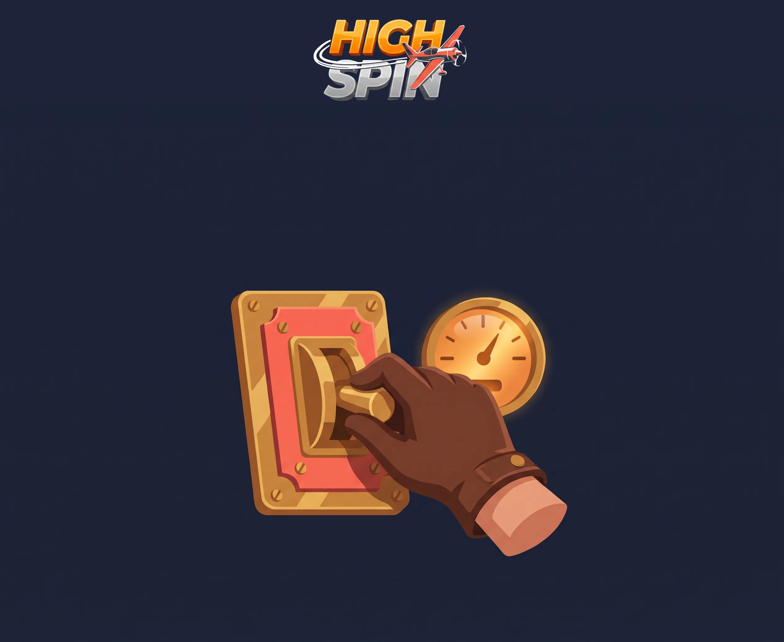 HighSpin Casino registration illustration